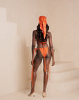 IZA ORANGE Reversible Bikini SET