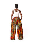 TOSAN African Print Wide Leg pants