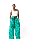 TEJU African Print Wide Leg pants