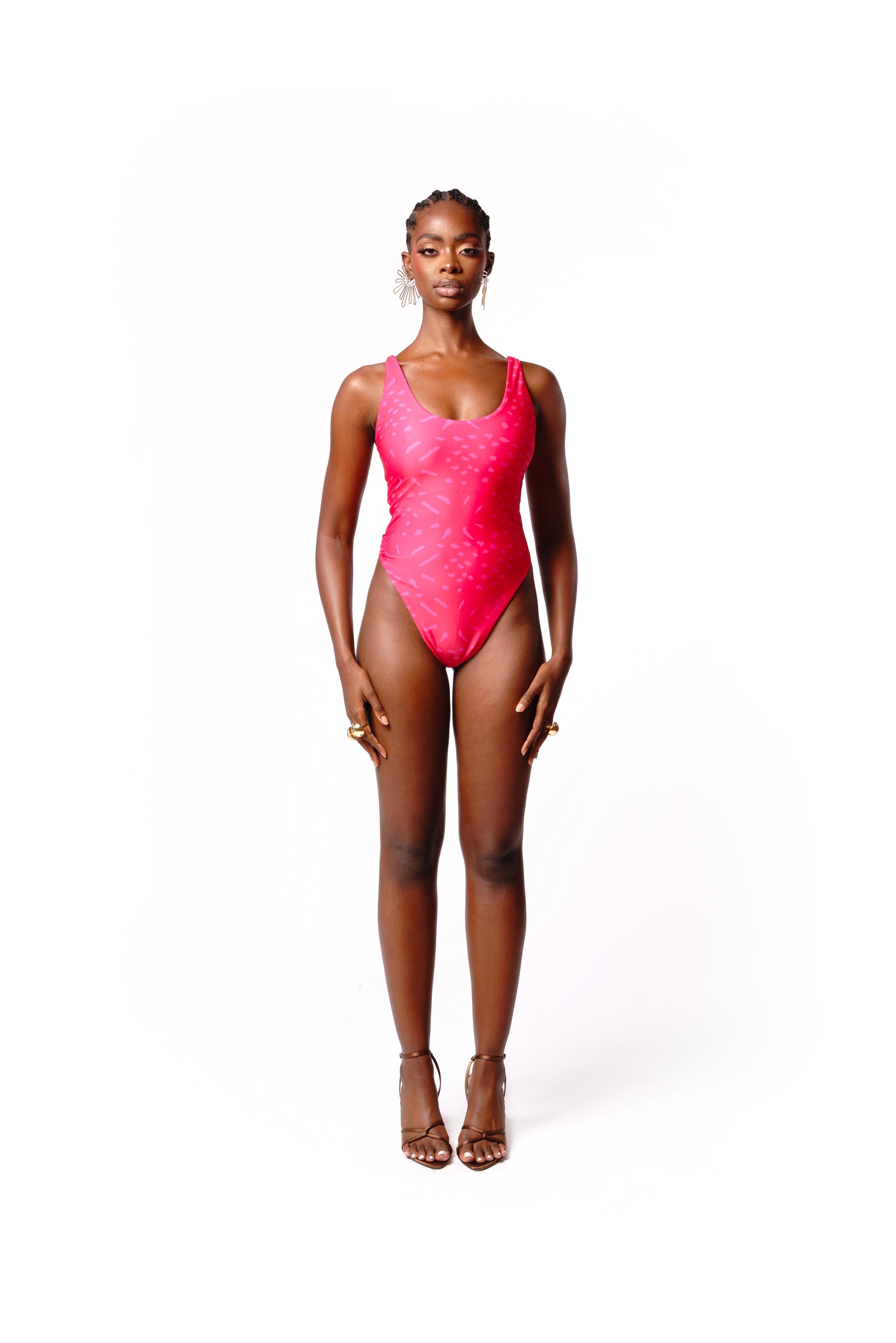 STELLA BACK TIE ONE PIECE SWIMSUIT