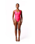 STELLA BACK TIE ONE PIECE SWIMSUIT