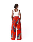 TALIA African Print Wide Leg pants