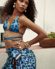 AZI BLUE BIKINI TOP