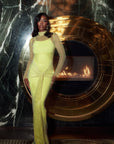 LARA Rhinestone Maxi Dress