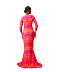 ANU PINK MERMAID MAXI DRESS