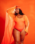 EVE BACK TIE ONE PIECE SWIMSUIT