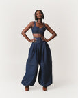 Denim Pinstripe SHANI Pants