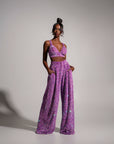 LIZA Sequin Bra Top in ALEXANDRITE