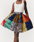 NANA PATCHWORK Mini Skirt