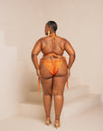 IZA ORANGE Reversible Bikini SET