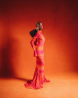 ANU PINK MERMAID MAXI DRESS