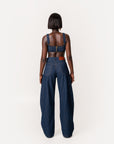Denim Pinstripe IRA Pants