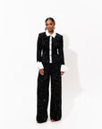 REI Sequin Pant Set in ONYX