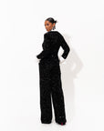 REI Sequin Pant Set in ONYX