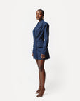 Denim Pinstripe NYLA Blazer Dress