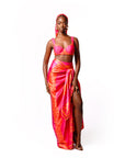 ANU PINK BIG SILK SCARF