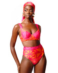 ANU PINK BIKINI TOP