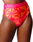ANU PINK HIGH WAIST BIKINI BOTTOM