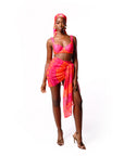ANU PINK CHIFFON SCARF