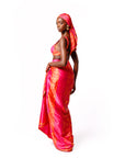 ANU PINK BIG SILK SCARF