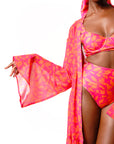 RAYE LONG SLEEVE CHIFFON KIMONO