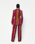 WUNMI African Print high waist trousers (3 LENGTH)