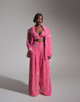 LIZA Sequin Blazer in TOURMALINE