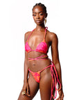 ANU PINK REVERSIBLE BIKINI TOP