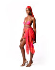 ANU PINK CHIFFON SCARF