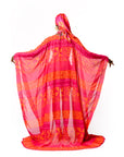 ANU PINK CHIFFON KAFTAN KIMONO