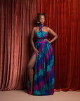 ZURI African print Maxi Infinity dress
