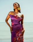 ENANG PURPLE MAXI DRESS