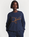 OFUURE Plush fleece SET in DENIM BLUE