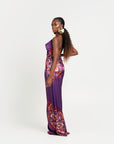 ENANG PURPLE MAXI DRESS