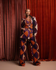 DORA African Print high waist trousers (3 LENGTH)