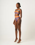 ANU PURPLE High Waist Bikini SET
