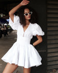 DELILAH Mini Dress in White