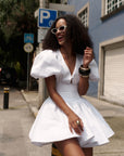 DELILAH Mini Dress in White