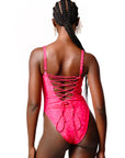 STELLA BACK TIE ONE PIECE SWIMSUIT