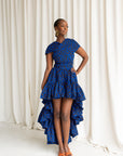 LOLO African Print Hi-low Infinity Dress