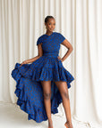 LOLO African Print Hi-low Infinity Dress