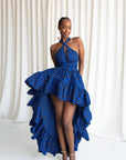 LOLO African Print Hi-low Infinity Dress