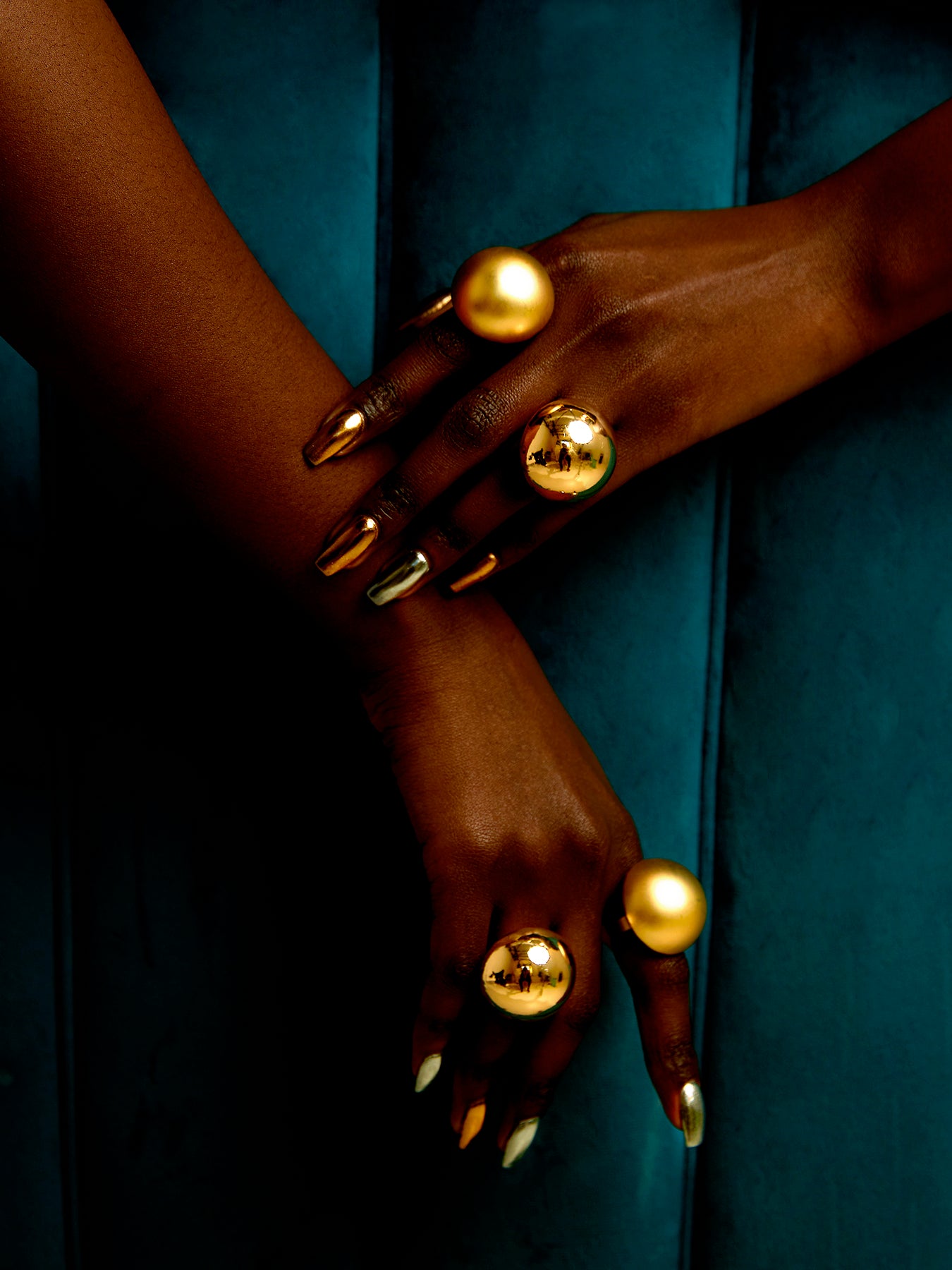 GABI Adjustable rings in GOLD