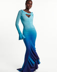 IRIS Hi-Low Ruffle Dress