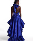 AMA Hi-low Dress in COBALT