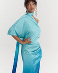 IRIS DRAPE MAXI DRESS