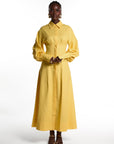 VERA Shirt Dress in Yellow