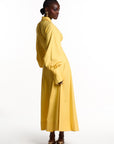 VERA Shirt Dress in Yellow