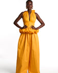 GRACE Peplum Top in AMBER