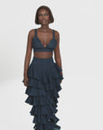 Denim AZURE Bra Top